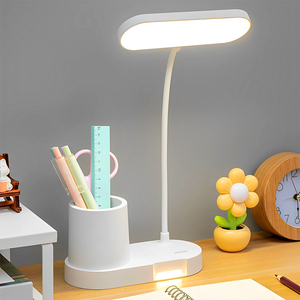 Hiện Đại Đa Chức Năng Cổ Ngỗng Văn Phòng Nghiên Cứu Cạnh Giường Ngủ Có Thể Sạc Lại Cảm Ứng Bàn Đèn Với Chủ Bút Và Ánh Sáng Ban Đêm - Product Image 2
