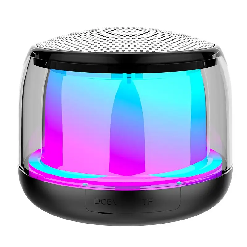 S9 Led Colorful Light Home Music Tws Loud Small Blue Tooth Outdoor Waterproof Hifi Super Bass Bt Wireless Mini Portable Speaker