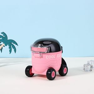 Botella de Agua Infantil <span class=keywords><strong>BabyBus</strong></span> con Pajita de Plástico de Alta Calidad y Función para Beber Agua, Linda Botella Pequeña - Product Image 2