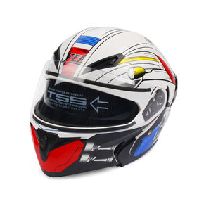 Casco de Moto Abatible Personalizado de Alta Calidad con Doble Visor y Material ABS - Product Image 1