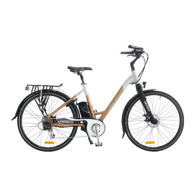 Aluminum Alloy 36v 250w Electric Bike City EBike Electric Bicycle with Hidden Battery for Man