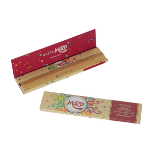 New Mooz Face King Size Ultra-thin Slim Brown Paper 32 Leaves/Booklet 50 Booklets/<b>Box</b> Premium Classic Cone Shape <b>Rolling</b> Paper - Product Image 3