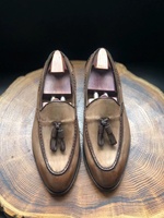 Cie ML17 Mocassins à glands tissés personnalisés en cuir de veau chaussures à semelle extérieure en cuir respirant faites à la main pour hommes de haute qualité
