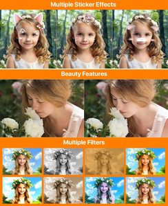 Cámara sin espejo inteligente dual alimentada por IA Pantalla táctil IPS de 3,6 pulgadas Reconocimiento de objetos AI Cámara de optimización de estilo de foto automática - Product Image 4