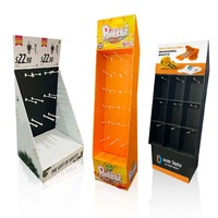 Leader LD1203 Karton-Postkartenständer mit Haken & Handy-Zubehörhalter - Umweltfreundlich