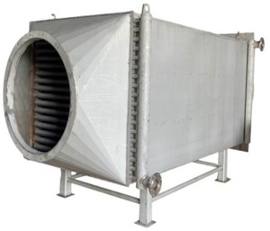 Precalentador de Aire de Acero al Carbono de Gran Caudal <span class=keywords><strong>para</strong></span> Secador por Aspersión de Procesamiento de Alimentos y Sistema de Recuperación de Horno Industrial - Product Image 1