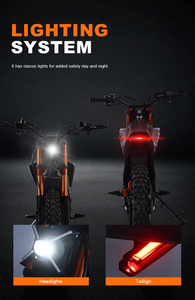 Powerful Motorcycle 72V4500W Brushless Lithium-<b>Battery</b> IPX6 Waterproof Top Speed 75Km/h Adult Adventure - Product Image 4