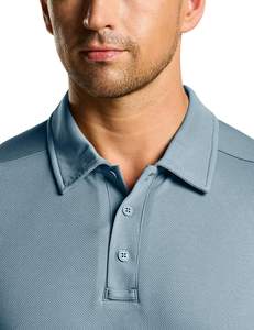 Logotipo personalizado transpirable de talla grande de secado rápido multicolor para Polos de punto de verano traje de impresión de gran tamaño - Product Image 4