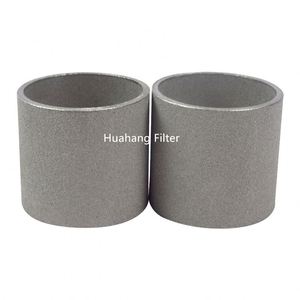 Filtre cylindrique aggloméré par tube poreux aggloméré par poudre d'acier inoxydable de résistance à la corrosion pour l'environnement à hautes températures - Product Image 5