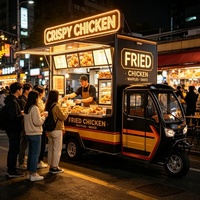 Chariot à hot-dogs de qualité supérieure avec chauffe-pains vapeur et support à condiments pour les lieux touristiques très fréquentés