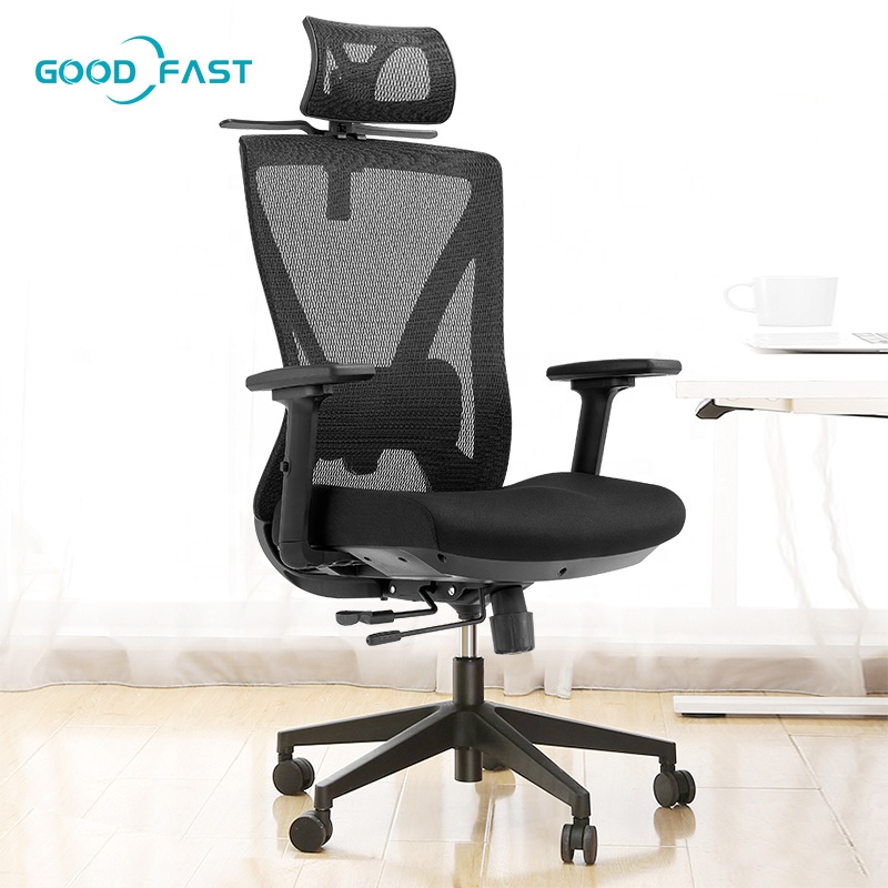 Регулируемое по высоте нейлоновое Сетчатое кресло с высокой спинкой, эргономичное офисное кресло руководителя для офисного здания, 2022