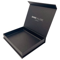 Boîte cadeau magnétique pliable personnalisée avec fermeture à ruban, boîtes en papier doublées de feuille d'aluminium pour l'expédition et l'emballage de parfums, nouveau set personnalisé