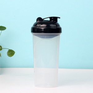Blue Reusable Protein <b>Shaker</b> <b>Bottle</b> for Gym 600ML Sports Water Flask - Product Image 4