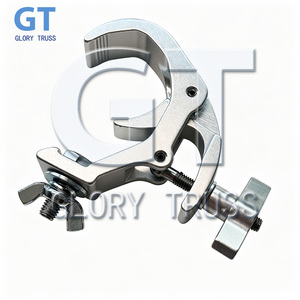 Abrazadera de Aluminio Ligera QUICK RIG para Tubos de 50 mm, Capacidad de Carga 50 kg, Certificación TUV, Gancho de Perfil Bajo para Iluminación de Escenarios - Product Image 6