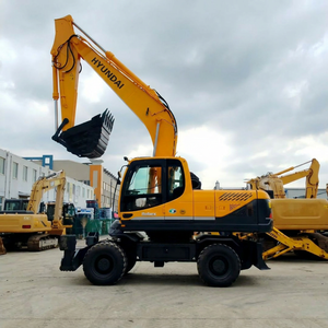Excavadora de Ruedas de 21 Toneladas HYUNDAI R210W-9 en Venta, Escavadora Usada 210W-9 210 210-9 para Construcción, Original de Corea - Product Image 1