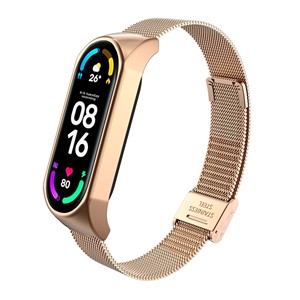 Bracelet en alliage de zinc pour <span class=keywords><strong>Mi</strong></span> <span class=keywords><strong>Band</strong></span> 3/<span class=keywords><strong>4</strong></span>/5/6/7, boucle à ardillon de 14 mm, style sportif, pour activités nautiques - Product Image 3