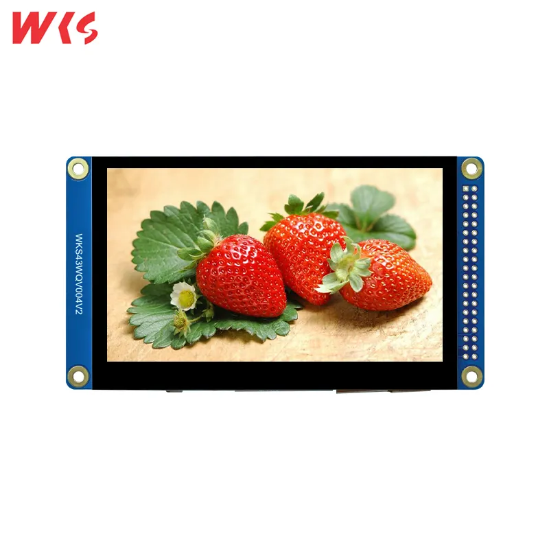 Tela capacitiva pequena LCD de 480x272 pontos TFT LCD de 4,3 polegadas personalizada