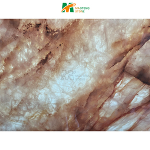 Piastrelle e Lastre in Pietra Artificiale di Lusso, <span class=keywords><strong>Design</strong></span> in Pietra Traslucida, Pietra Sinterizzata in Porcellana per Decorazione Camera da Letto e Parete TV - Product Image 4