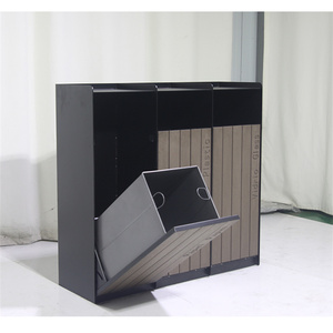 <span class=keywords><strong>3</strong></span> Trong <span class=keywords><strong>1</strong></span> Bằng Gỗ Ngoài Trời Thùng Rác Hộp Bên Ngoài Công Viên Tái Chế Thùng Rác Bin Đường Phố Thương Mại Gỗ Phân Loại Thùng Rác Có Thể Chất Thải Receptacle - Product Image 6