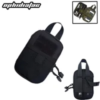 Sac banane OPHIDIAN 600D en nylon pour extérieur, avec système Molle, pochette pour téléphone, ceinture EDC, équipement de chasse