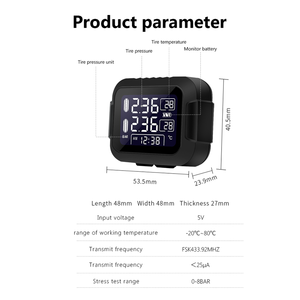 Kabelloses Android-TPMS-Reifendruckkontrollsystem mit Digitalanzeige für Indian Motorräder – Deelife TPMS - Product Image 2