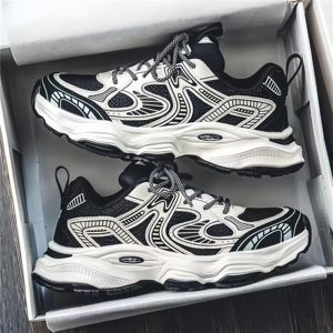 Zapatos Deportivos para Hombre, Moda de Primavera, Estilo Skateboard, Casuales, de Malla Transpirable, Cómodos y Ligeros - Product Image 1