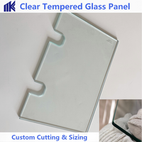 Verre trempé résistant aux intempéries 6 mm 8 mm 12 mm au m² pour balcons et toits – Verre trempé sur mesure