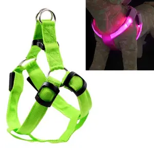 Vente en gros harnais réglable doux USD charge LED gilet pour chien harnais costume pour chiens de toutes tailles