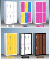 Casier de rangement et vestiaire stable en plastique ABS pour entrepôt et atelier