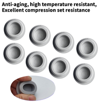 Bouchon d'étanchéité personnalisé en caoutchouc silicone de qualité médicale pour flacon injectable, anti-âge, résistant aux hautes températures, pour usage pharmaceutique, 60 Shore