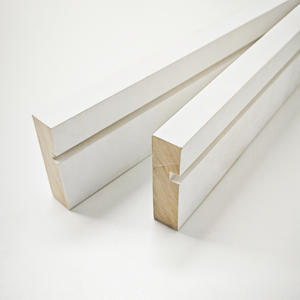 Garniture de plinthe apprêtée blanche Plinthe de base Moulure murale Moulures en Mdf étanche Boîtier de porte - Product Image 1