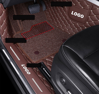 Tapis de sol de voiture universels antidérapants 7D 5D imperméables toutes saisons en cuir EVA PVC de luxe, 4 pièces