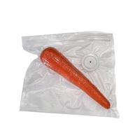 Sacs sous vide réutilisables en nylon avec fermeture éclair et valve en plastique pour le stockage alimentaire en cuisine et à la maison, fabriqués à Foshan