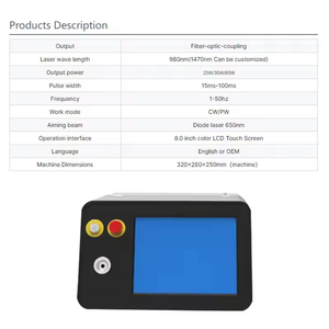 Instrumen fisioterapi <span class=keywords><strong>Laser</strong></span> hewan piaraan, instrumen bedah terapi fisik pereda nyeri hewan peliharaan kelas IV 980nm - Product Image 2