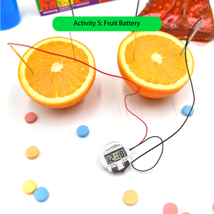 ชุดของเล่นทดสอบเกม DIY แบตเตอรี่ผลไม้สำหรับเด็กของขวัญเพื่อการศึกษาทำมือแบบ DIY ใช้แบตเตอรี่ในห้องครัว - Product Image 5