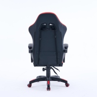 Offre Spéciale chaise de jeu classique la moins chère Chaise de jeu en cuir PU rouge noir avec taux de retour d'achat élevé