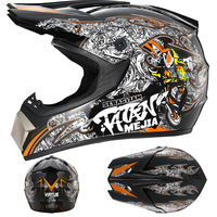 Casques de moto tout-terrain certifiés ABS DOT, directement de l'usine, imperméables pour les passionnés de motocross