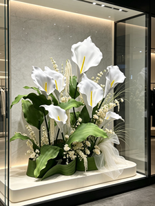 Fleur <span class=keywords><strong>de</strong></span> Calla géante en EVA personnalisée, étanche, pour décoration extérieure et arrière-plan d'événements – Vente chaude directe usine - Product Image 6