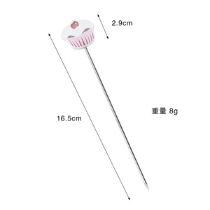 Outil de cuisson gâteau testeur de gâteau en acier inoxydable aiguille de test réutilisable pour la maison <span class=keywords><strong>boulangerie</strong></span> Muffin pain gâteau testeur sonde - Product Image 5