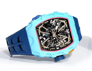 Reloj Deportivo de Lujo para Hombre, Modelo 3503, Color <span class=keywords><strong>Azul</strong></span> Zafiro, Ultra Ligero, de Fibra de Carbono, Mecánico Automático, Estilo Hip-Hop - Product Image 3