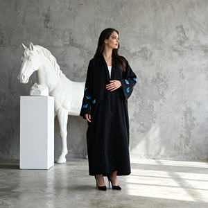 Abaya Modeste en Polyester Imprimé, Nouveau Design Personnalisé, Tendance, pour Femmes Musulmanes, Robe Quotidienne Décontractée, Vente en Gros - Product Image 2