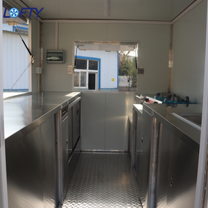 Carretto Mobile per BBQ, Caffè, Crêpes, Chiosco Mobile per Pizza con Riscaldamento, Rimorchio Mobile per Alimenti in Vendita in <span class=keywords><strong>California</strong></span> - Product Image 2