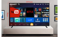 Televisor de Pantalla Plana de 75 Pulgadas, Fabricante de Televisores QLED, Nuevo Modelo OEM, Televisor Inteligente de 75 Pulgadas 4K QLED