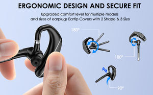 Duy Nhất Tai Tai Nghe Không Dây Với Tiếng Ồn Hủy Bỏ & Câm Microphone Cho Điện Thoại Di Động Tai Nghe <span class=keywords><strong>Bluetooth</strong></span> Cho Trucker, Nhà Văn Phòng - Product Image 3