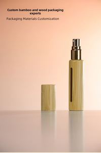 Supplier Natural <b>Bamboo</b> Glass Spray Bottle Eco-Friendly Perfume Atomizer Sustainable Skincare <b>Container</b> for Hydration Makeup - Product Image 4