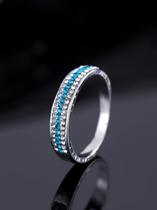 Đồ Trang Sức Thời Trang Bạc Đơn Giản Nhẫn Tốt Sang Trọng Tùy Chỉnh Đồ Trang Sức Quà Tặng Chất Lượng Cao Giá Rẻ Kim Cương Nhẫn Phụ Nữ Cô Gái - Product Image 4