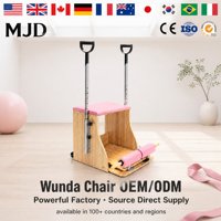 Chaise Wunda de Pilates professionnelle personnalisable en bois de chêne, chaise de stabilité pour club de fitness et équipement d'entraînement à domicile OEM/ODM CESGS