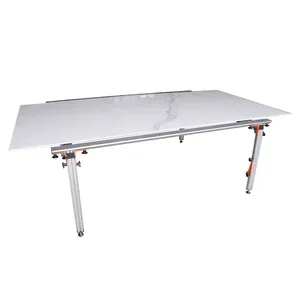 RAIZI-mesa de trabajo de azulejos de gran formato, aleación de aluminio ajustable, para trabajar con procesamiento de azulejos