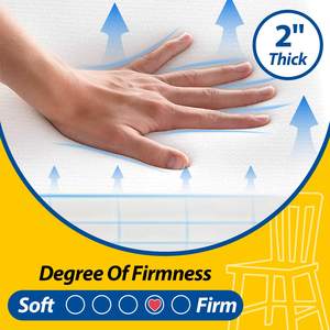 وسادة كرسي ميموري فوم مانعة للانزلاق لكراسي الطعام للاستخدام المنزلي والنوم بربطات غرفة مطبخ مقاومة للساكنة - Product Image 6