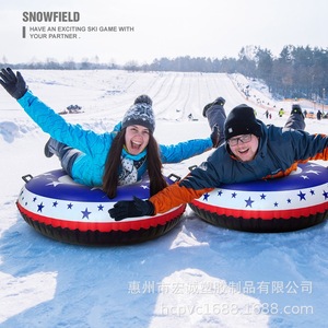 Tubo de Nieve Inflable con Diseño de Unicornio Arcoíris de 110 cm, PVC Reforzado, Juguete de Nieve para Adultos, Fabricado en Huizhou - Product Image 5